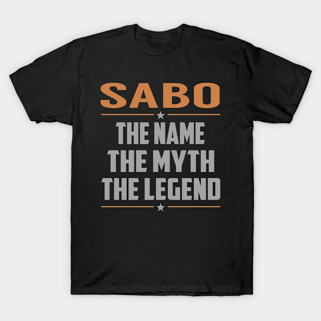 SABO The Name The Myth The Legend T-Shirt by YadiraKauffmannkq